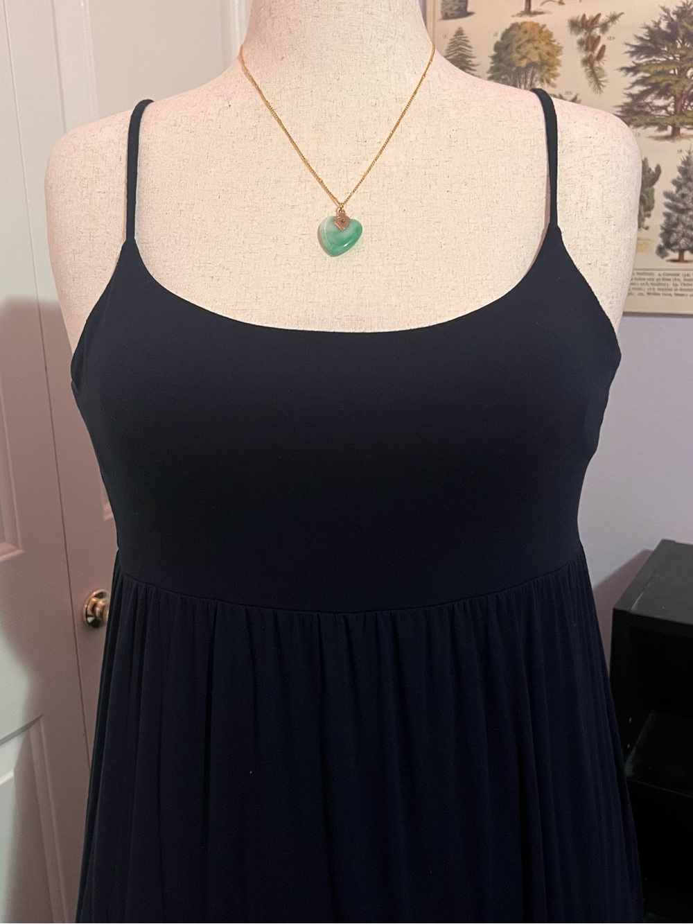 Old Navy Black Maxi Dress with Spaghetti Straps